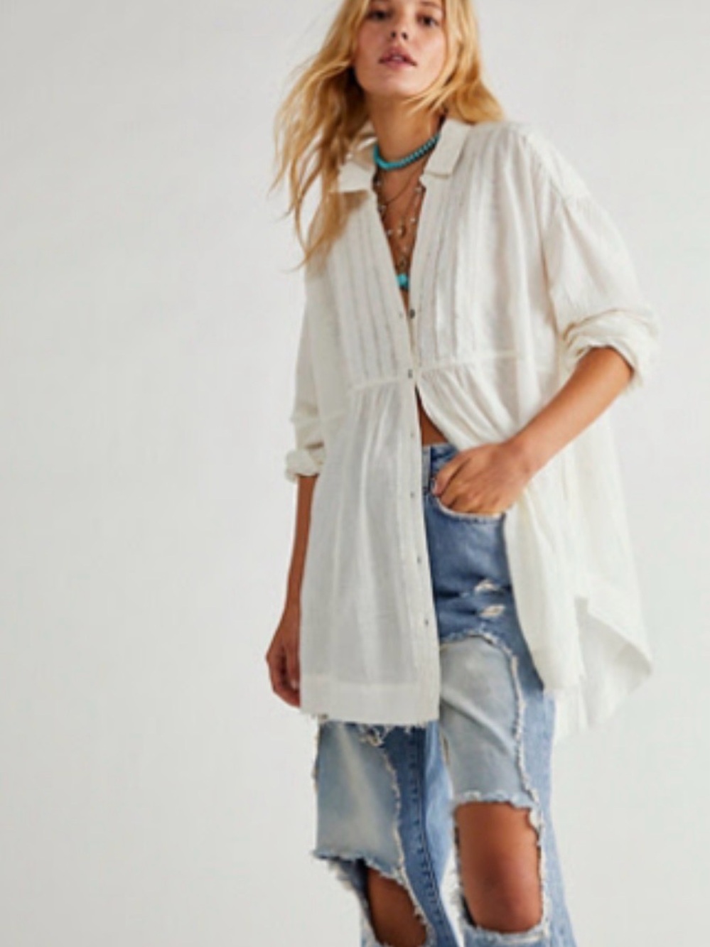 Free People We The Free Texas Sun Tunic - sz M